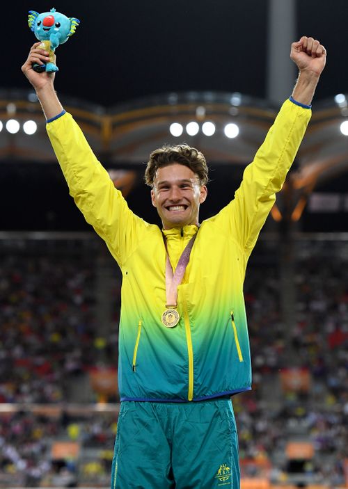 Marschall with his gold medal. (AAP)