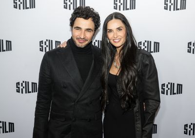 Zac Posen and Demi Moore 