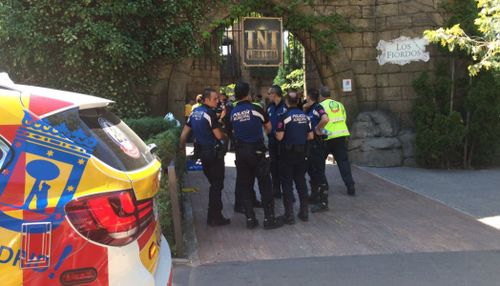 Police are investigating the cause of a collision on a rollercoaster that left 33 people injured. (EmergenciasMadrid)