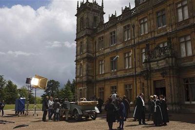 Exterior shots for the series are shot at Highclere Castle in Berkshire.