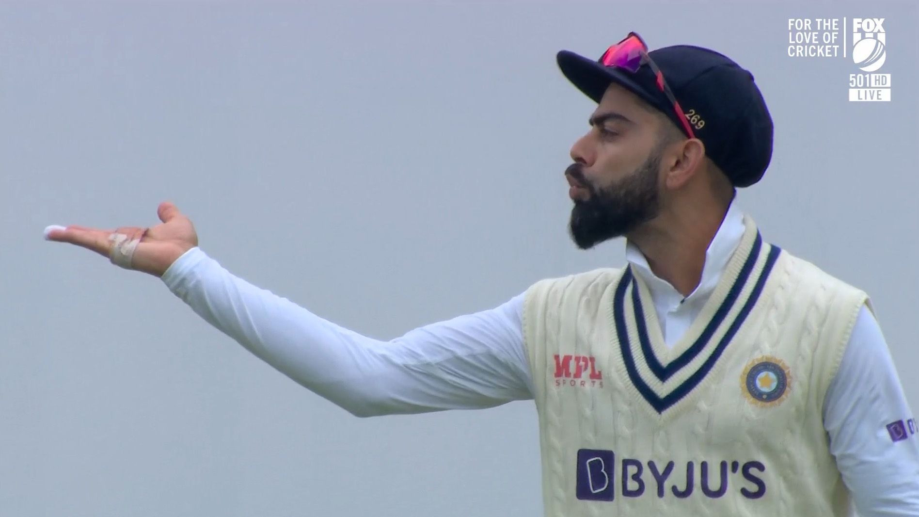 'Insufferable' Virat Kohli blows kiss to Jonny Bairstow after catch