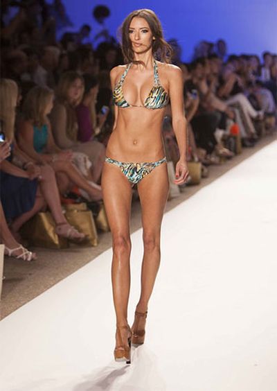 Randock is a swimwear model who is based in New York.