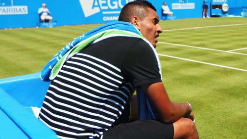 Kyrgios says he is 'battling mentally' ahead of Wimbledon
