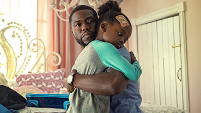 Kevin Hart plays the role of Matthew Logelin in 'Fatherhood'.