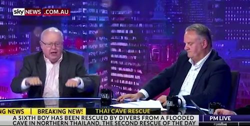 Labor stalwart Graham Richardson and former leader Mark Latham went head-to-head on Sky News last night. Picture: Supplied