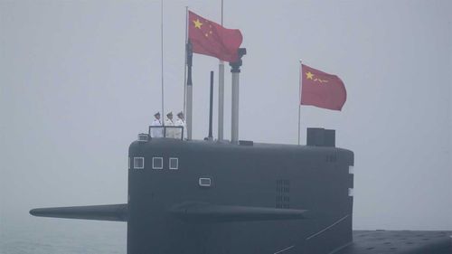 Атомная подводная лодка типа 094 Jin в Китае.