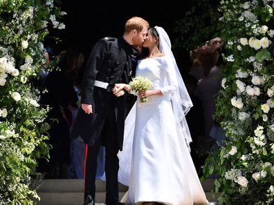 Meghan Markle's wedding dress display 