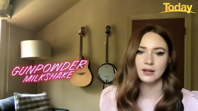 Karen Gillan opened up about the movie to Brooke Boney.