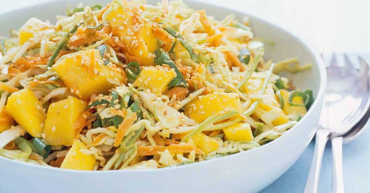Mango and coleslaw salad recipe - 9Kitchen
