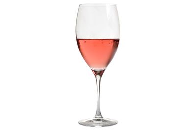 Ros&eacute;: 80 percent of a
glass is 100 calories