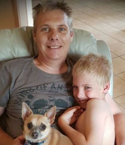 Mr Scott was described as a "fantastic father" to nine-year-old Andy. (9NEWS)
