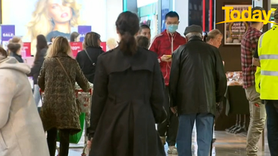 Chadstone shopping centre is seen in busier times.