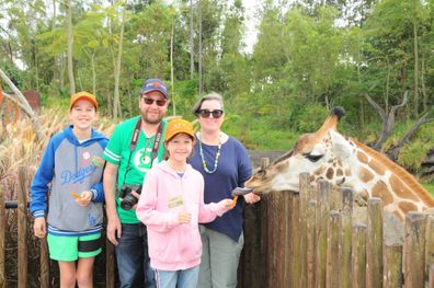 Lorelei took her whole family on a holiday for her Starlight Wish.