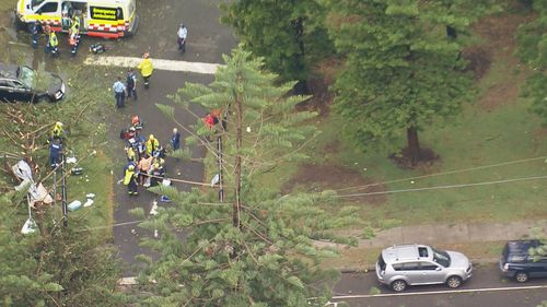 One person has been killed and two are critical after a storm in Sydney.