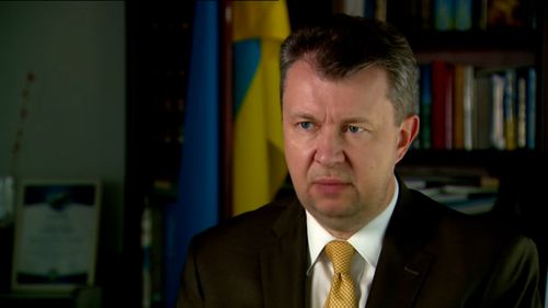 Ukraine's Charge d'Affaires in Australia, Volodymyr Shalkivskyi.