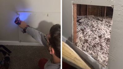 Couple finds hidden room after buying home