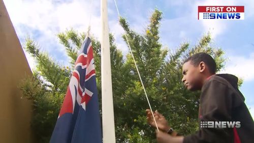 The South Australian government's new scheme will let schools apply for flagpole grants.