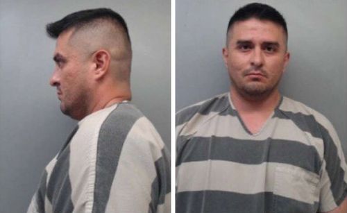 US Customs and Border Patrol agent Juan David Ortiz after his arrest on murder charges in Laredo.