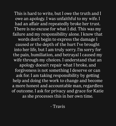 Travis Clark admits to cheating on wife, Bringing Up Bates alum Katie Bates