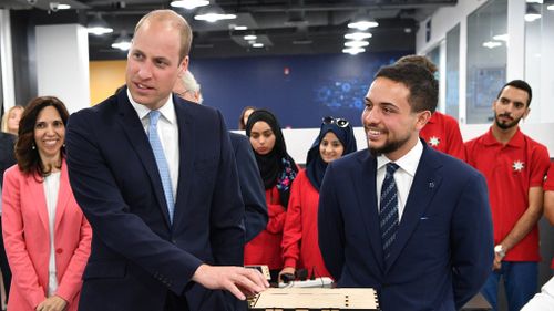 The Duke of Cambridge meets groups of young people involved in various initiatives from The Crown Prince Foundation. Picture: PA