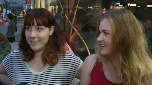 These young woman have been camping outside Sydney's flagship Sephora store since midday yesterday. They arrived armed with a tent and a long shopping list. (9NEWS)
