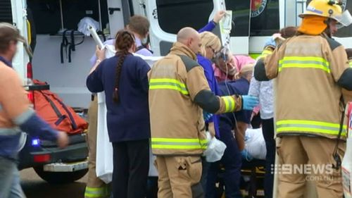 Twenty people were taken to hospital following the explosion. (9NEWS)