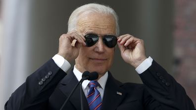 Joe Biden has raised a record sum in his first day on the campaign.