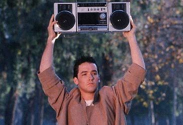 What song does Lloyd play in Say Anything's boombox scene?