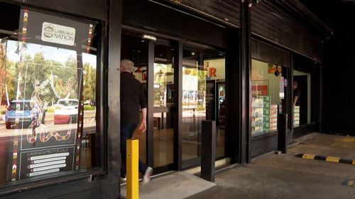 The BWS store near Darwin airport where Laverty worked.