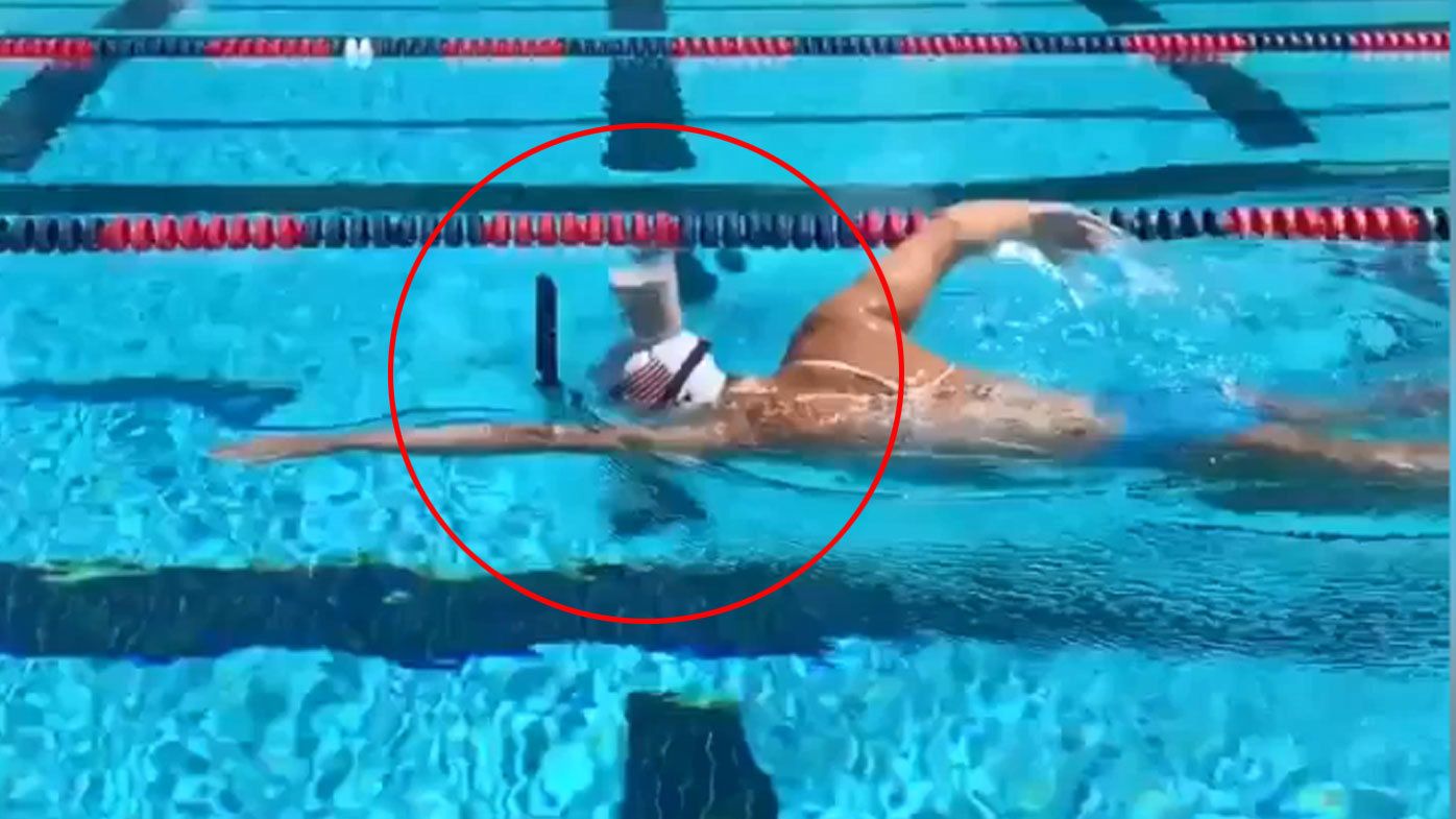 'Give her another gold medal': Olympian Katie Ledecky's freakish swimming trick goes viral