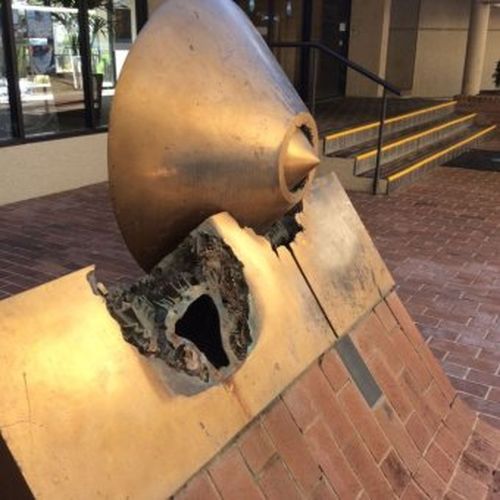 Large CSIRO sculpture stolen from Canberra site 