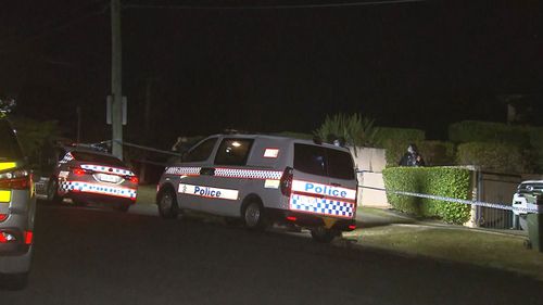 Queensland Police said a number of males were disturbed breaking into Toutai Kefu's home, where a 'violent altercation' left four members of the house injured.