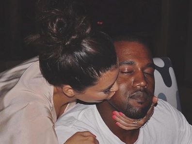 Kanye West, Kim Kardashian, anniversary, photo, Instagram