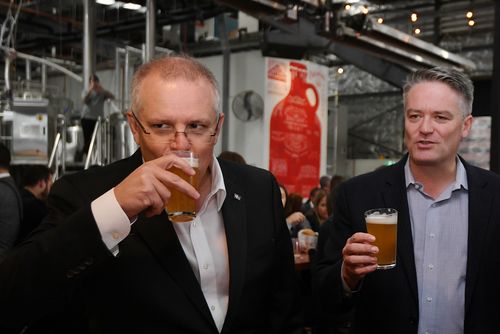 Scott Morrison says the change in next week's budget means all brewers will be on a level playing field. Picture: AAP
