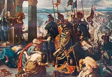 Which group of people sacked Constantinople in 1204?