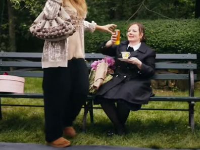 Blake Lively and Zuzanna Szadkowski in the new ad for Betty Booze