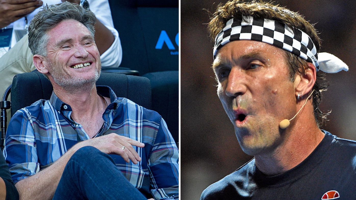 Dave Hughes and Pat Cash