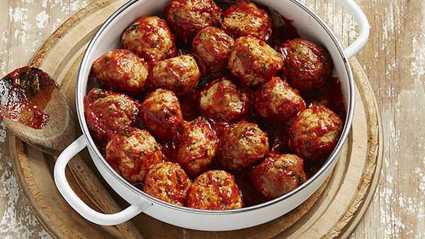 Spanish chorizo and pork balls