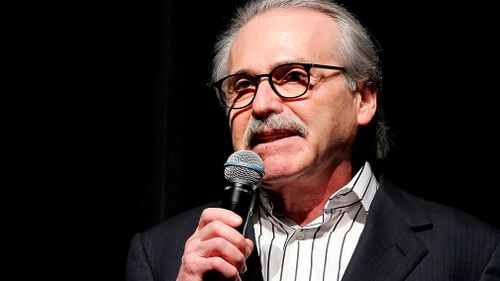 David Pecker, Chairman and CEO of American Media. The admissions by Cohen and AMI conflict with Mr Trump's own evolving explanations. 