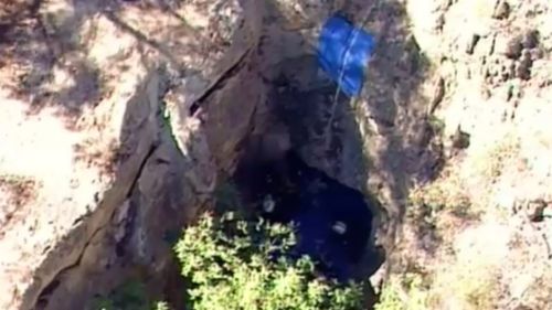 Mark Missen's body was found in an abandoned mineshaft at Balaclava Hill.