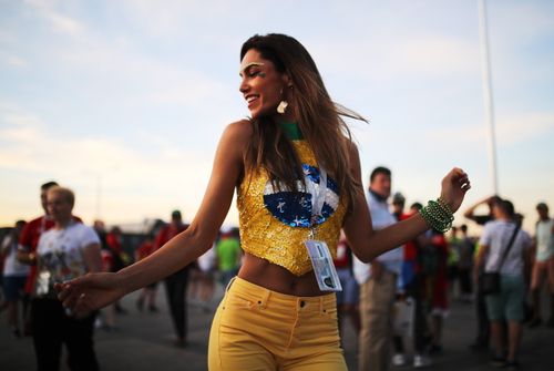 FIFA is cracking down on sexism at the World Cup, calling broadcasters out for focusing too much on 'hot female fans' Picture: Getty