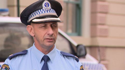 NSW police glebe house fire presser detective grant watson