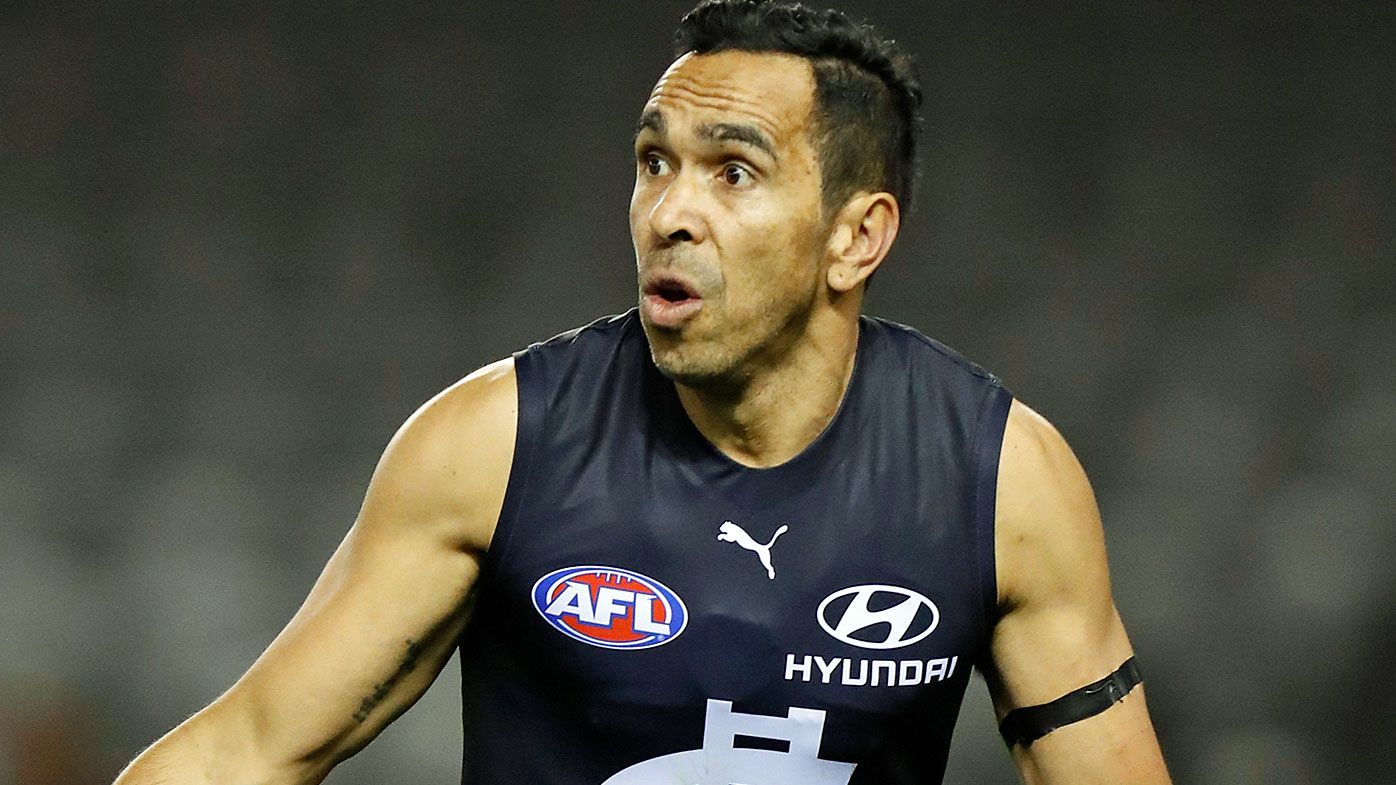 Eddie Betts of the Blues in action 