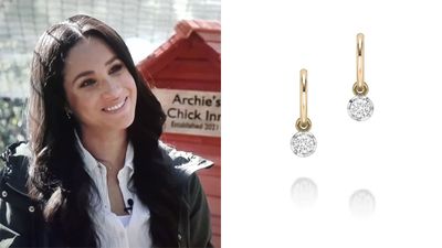 Meghan's $5300 earrings inside Archie's chicken coop