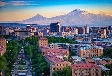 Which city is the capital and largest metropolitan area in Armenia?