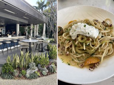 Cavatina restaurant at the Sunset Marquis hotel in West Hollywood, USA