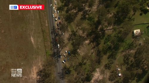 Twenty-two people were on board the minibus when it was hit, they were returning from a hot air balloon trip in the Scenic Rim.