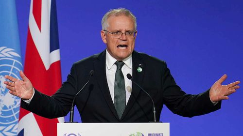 Scott Morrison has not denied that a text message from Emmanuel Macron leaked from his office.