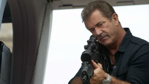 Mel Gibson's tour of duty in The Expendables 3 was enough to net him a Worst Supporting Actor Razzie. (Supplied)