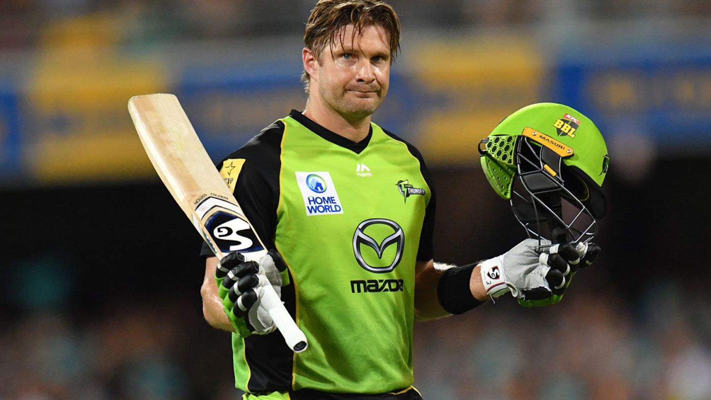 Cricket: Shane Watson calls time on Sydney Thunder, BBL career.